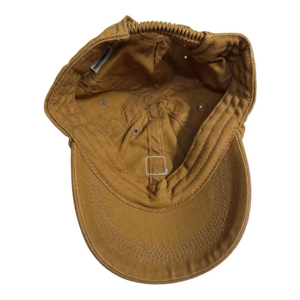 Carhartt Childs Classic Brown Duck Baseball Cap Hat One Size Elastic Band